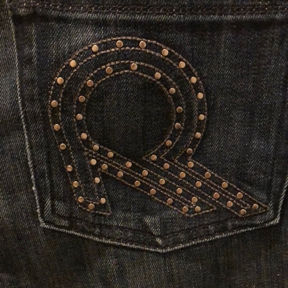 Rock & Republic Low Rose Skinny Dark Wash Jeans - Picture 4 of 5